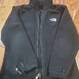NORTH FACE Kids Black Full Zip Fleece Jacket  Size M/M